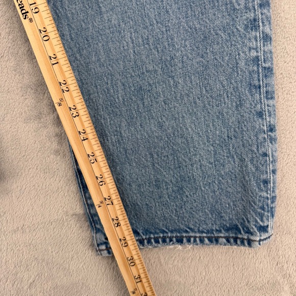 Madewell 90s Straight Jeans Light Wash High Rise Denim Pants Women's Size 29 - Picture 14 of 16